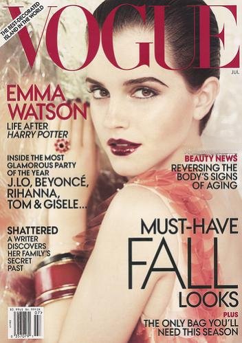 emma watson vogue cover shoot. New Emma Watson US Vogue