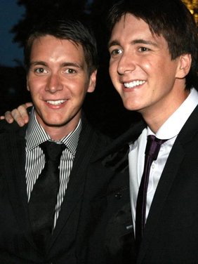 Oliver and James Phelps (twins) couple